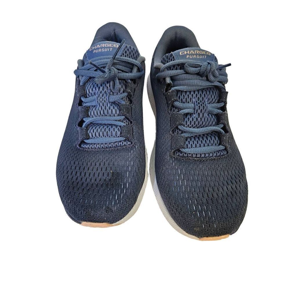 Under Armour womens Charged Pursuit blue running shoes. Size 7.5.